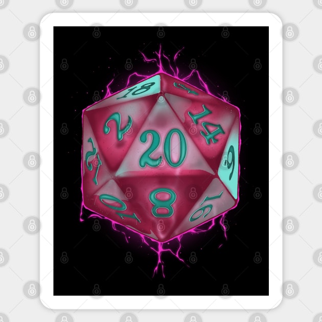 Magic Dice Ruby Sticker by Getsousa